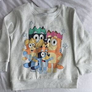 Kids Cartoon Character Sweatshirt - Gray